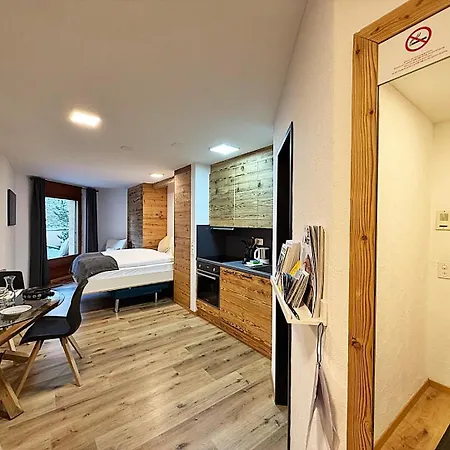 Bijou, Holz, Zentral, Mit Garage Und Pool -cb102-b Appartamento Sankt Moritz