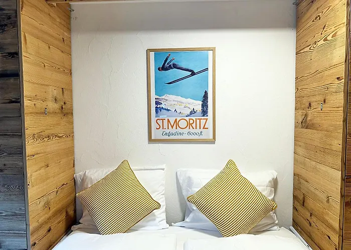 Apartment Bijou, Holz, Zentral, Mit Garage Und Pool -cb102-b St. Moritz