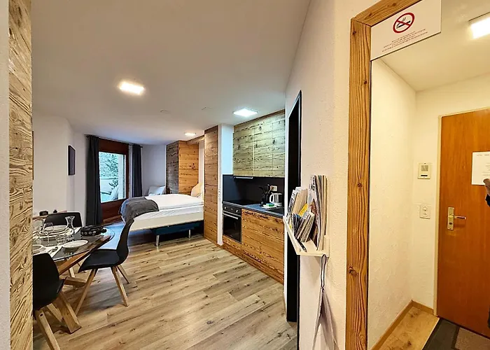 Bijou, Holz, Zentral, Mit Garage Und Pool -cb102-b Apartment St. Moritz